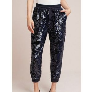 Anthropologie sequin sweatpants